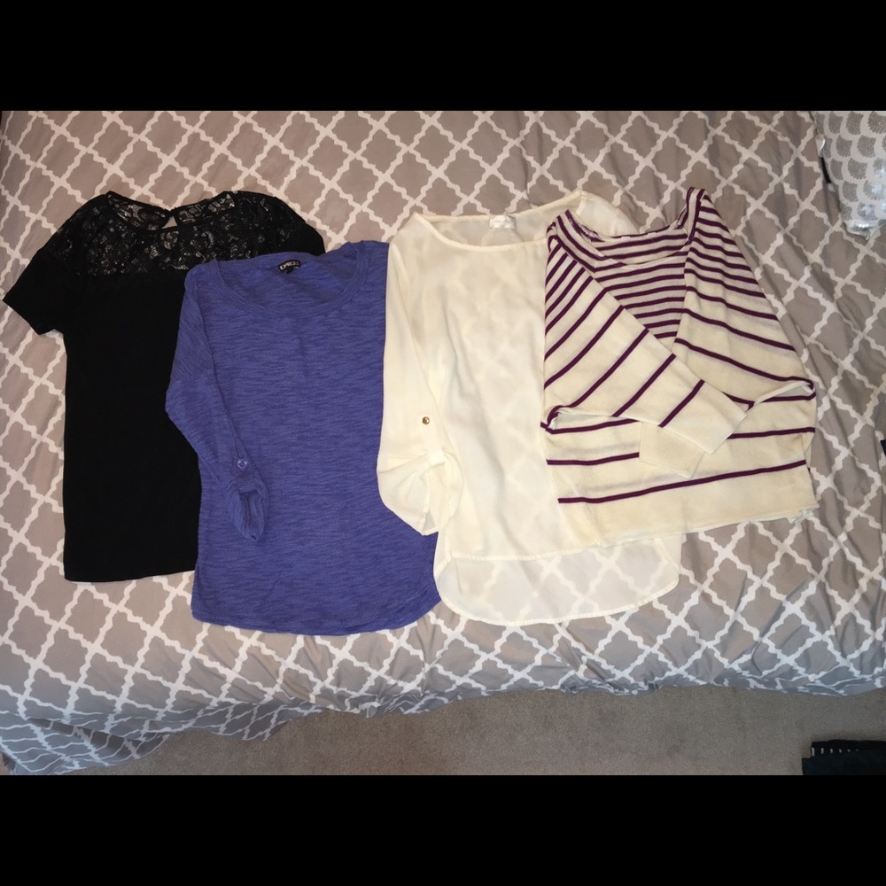 Shirts lightly worn great condition!